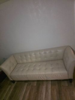 Sofa blanco couch leather