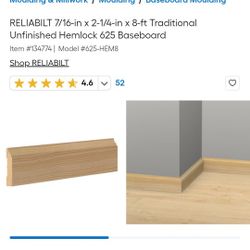 Hemlock 8' Trim