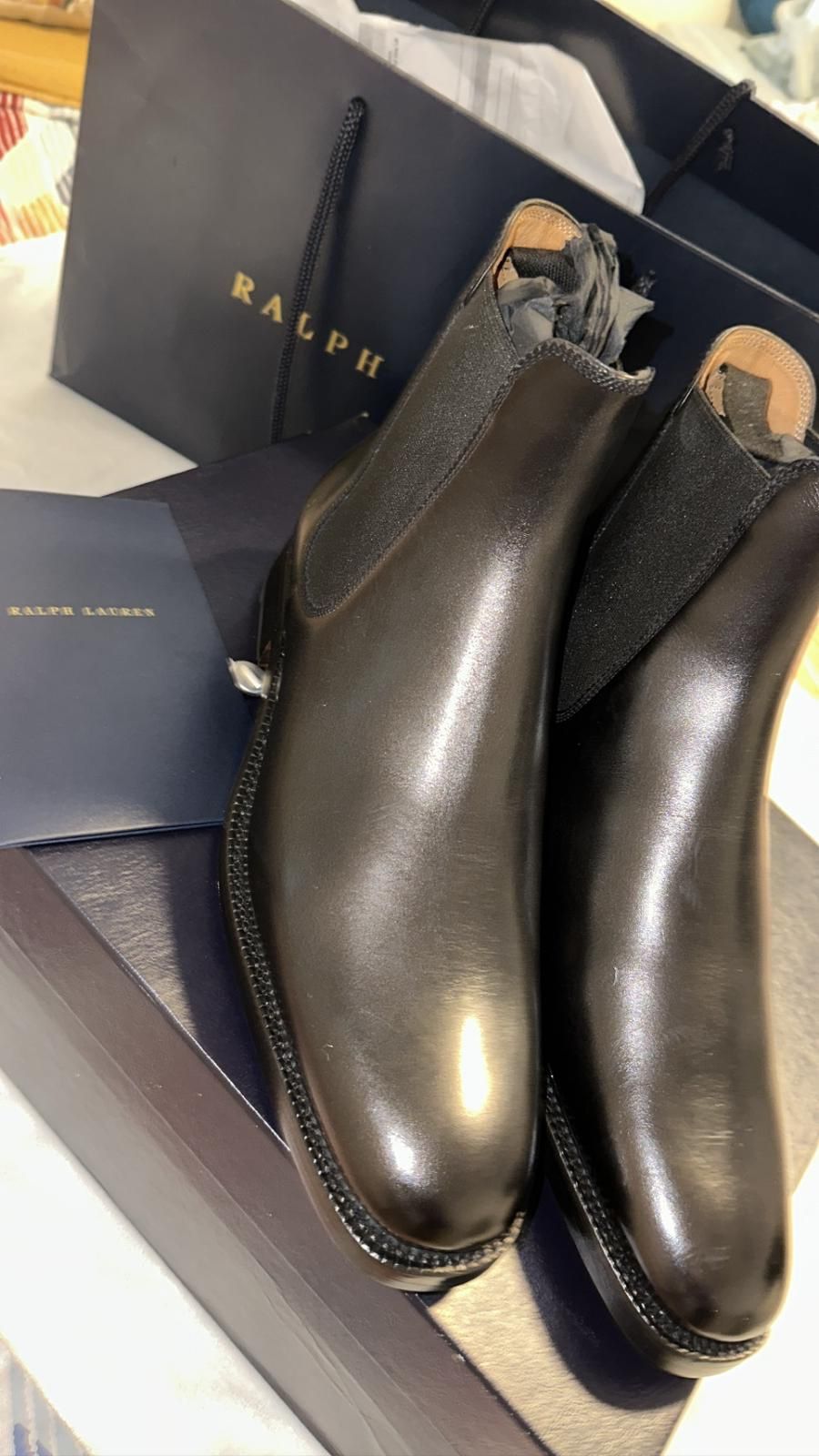 Ralph Lauren Men’s Penfield Calfskin Chelsea Boot