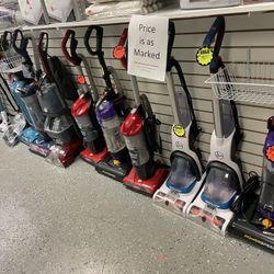 Vacuums And Carpet Cleaners / Start At $40 Up