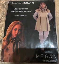 M3GAN Halloween Costume Adult +