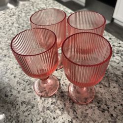 Moving sale… set of 4 goblets $30 OBO