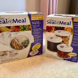 Seal A Meal Brand New Containers