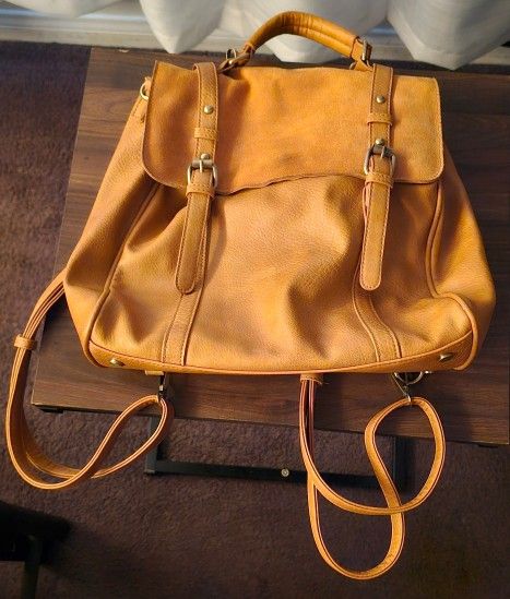 Faux Leather Sholder Bag