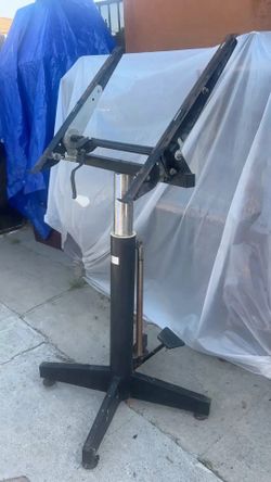 Heavy‑Duty Hydraulic Engine / Transmission Stand – Adjustable & Mobile (pickup or delivery)