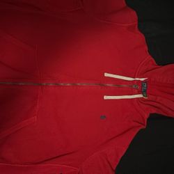 Red Xl Polo Hoodie