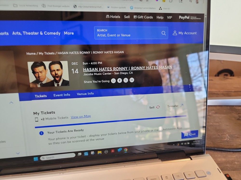 Hassan Hates/Ronny Chieng-show today at 4-2 Awesome tix well below cost