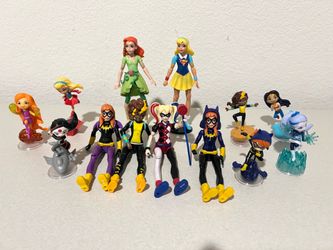 DC Comics 6 Super Heroes Girls & 7 Mini DC Super Girls