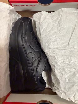 Nike Air Max 90 All Black Sneakers Size 2Y