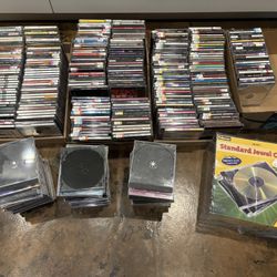 CD Collection (287 Pieces) Plus Bonus Jewel Cases (please Read)