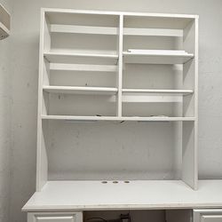 Desk and Shelves Free