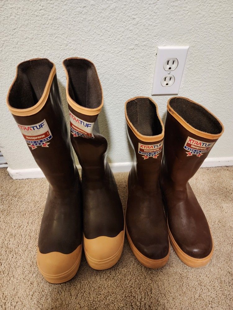 Used xtratuf boots top