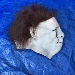 Michael Myers Halloween 2 Blood Tears Mask by Spirit Halloween BRAND NEW