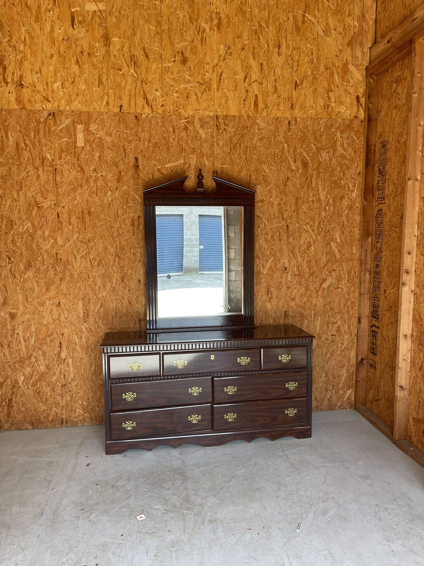 Dresser And Mirror