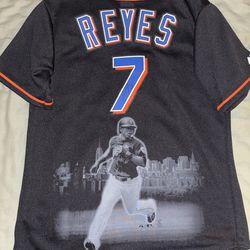 Autographed New York Mets Jose Reyes custom Jersey
