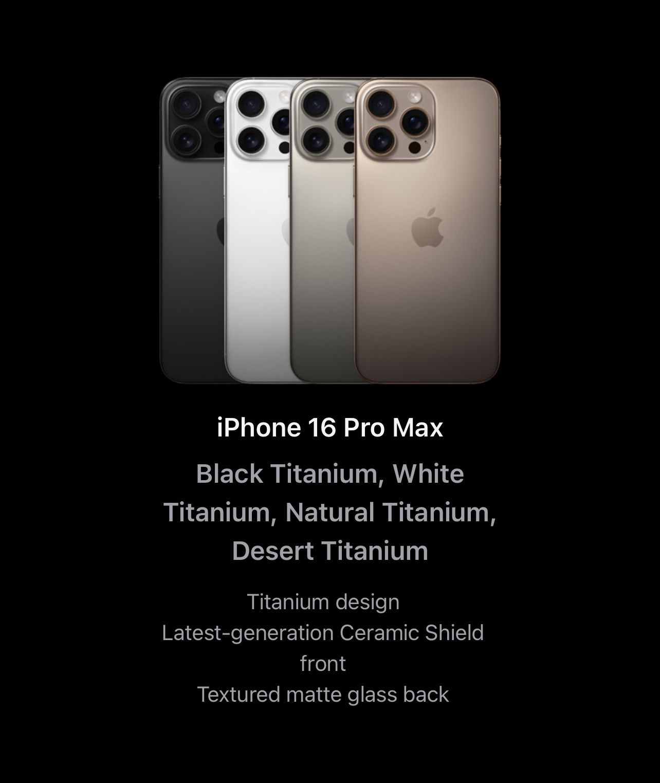 IPhone 16 Pro Max 512GB- 1TB