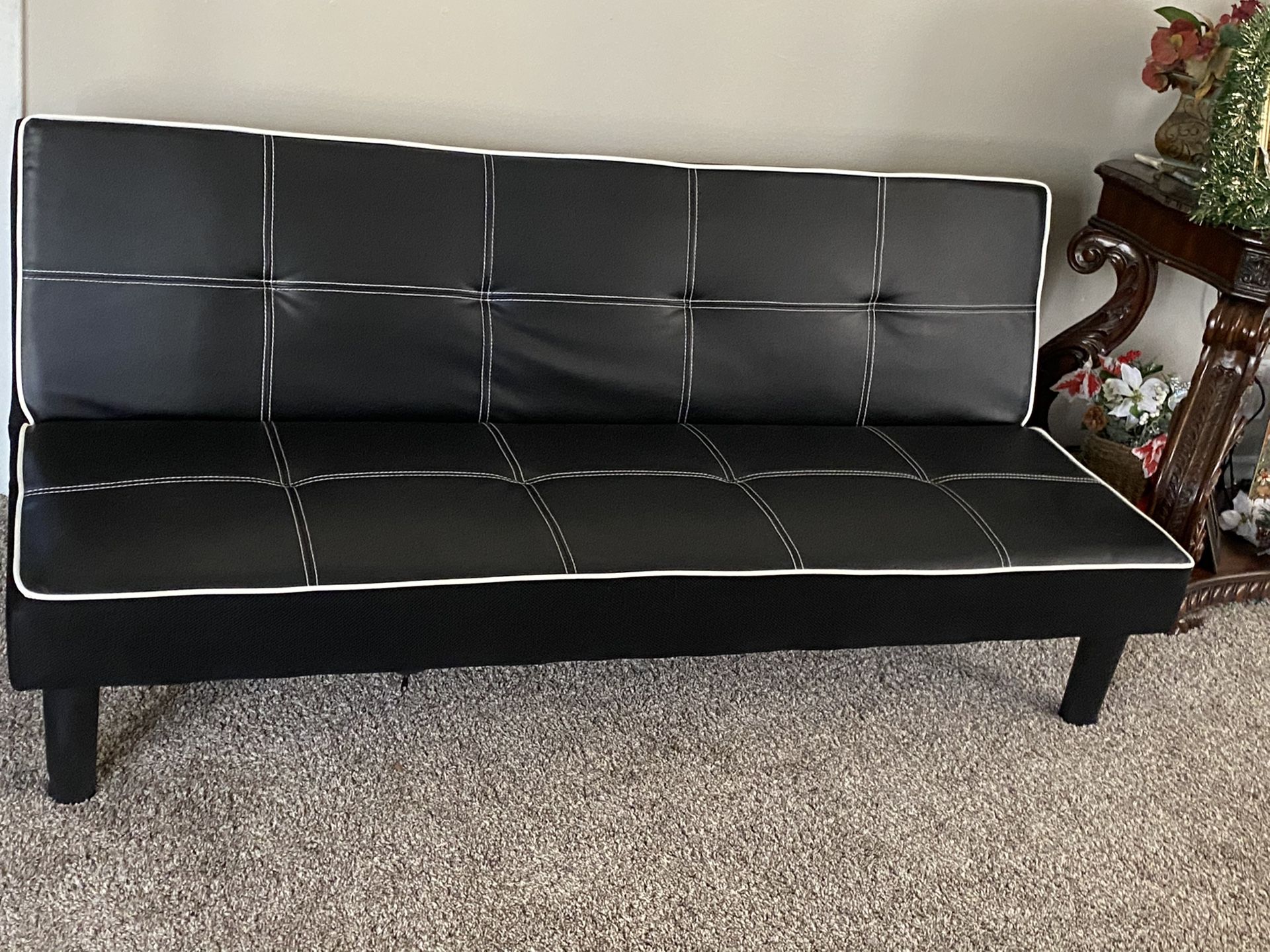 Leather futon for Sale in Dallas, TX OfferUp