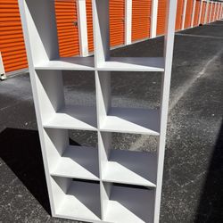 White 8 Cube Storage Organizer