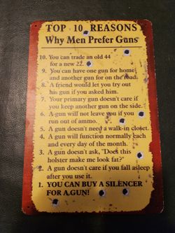 Man Cave / Garage Decor Sign 12x8 Inch
