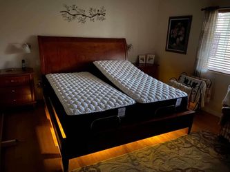 🔥King Split Electric Adjustable Bed Frame & Mattress – Prices So Low We Might Get Sued! 🛏️ Take Home Today $50! Split King, King, Queen,Twin XL!🚨
