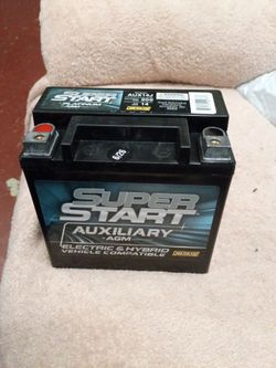 Super start aux agm 12votlt battery