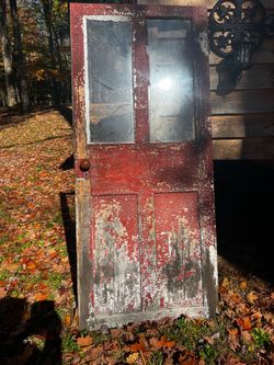 Free Antique door came off cottage