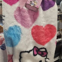 Hello Kitty Valentines Blanket 