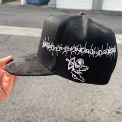 Premium Suede “barbwire” Hat