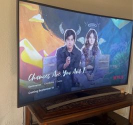 Samsung 65” q led curve TV