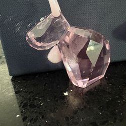 2007 Swarovski Crystal Animal  Pink “mo” Cow