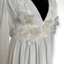 Maternity Dress Cream Gown