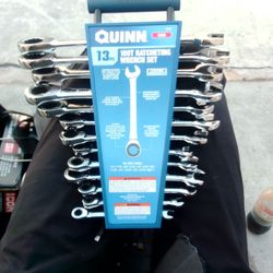 QUINN SAE Ratcheting Wrench Set 13-Pc BRAND NEW SEALED – $80 OBO