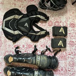 Full Catchers Gear With Knee Savers And Duffel Bag (Bag Not Pictured)