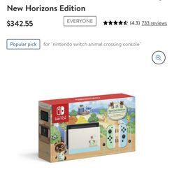 Nintendo Switch Animal Crossing