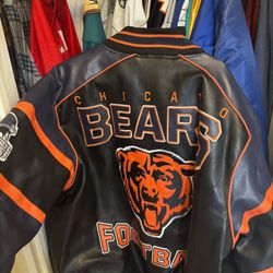 Vintage Leather Bears Jacket 