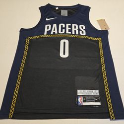 Indiana Pacers Tyrese Haliburton Jersey Size Mens Large