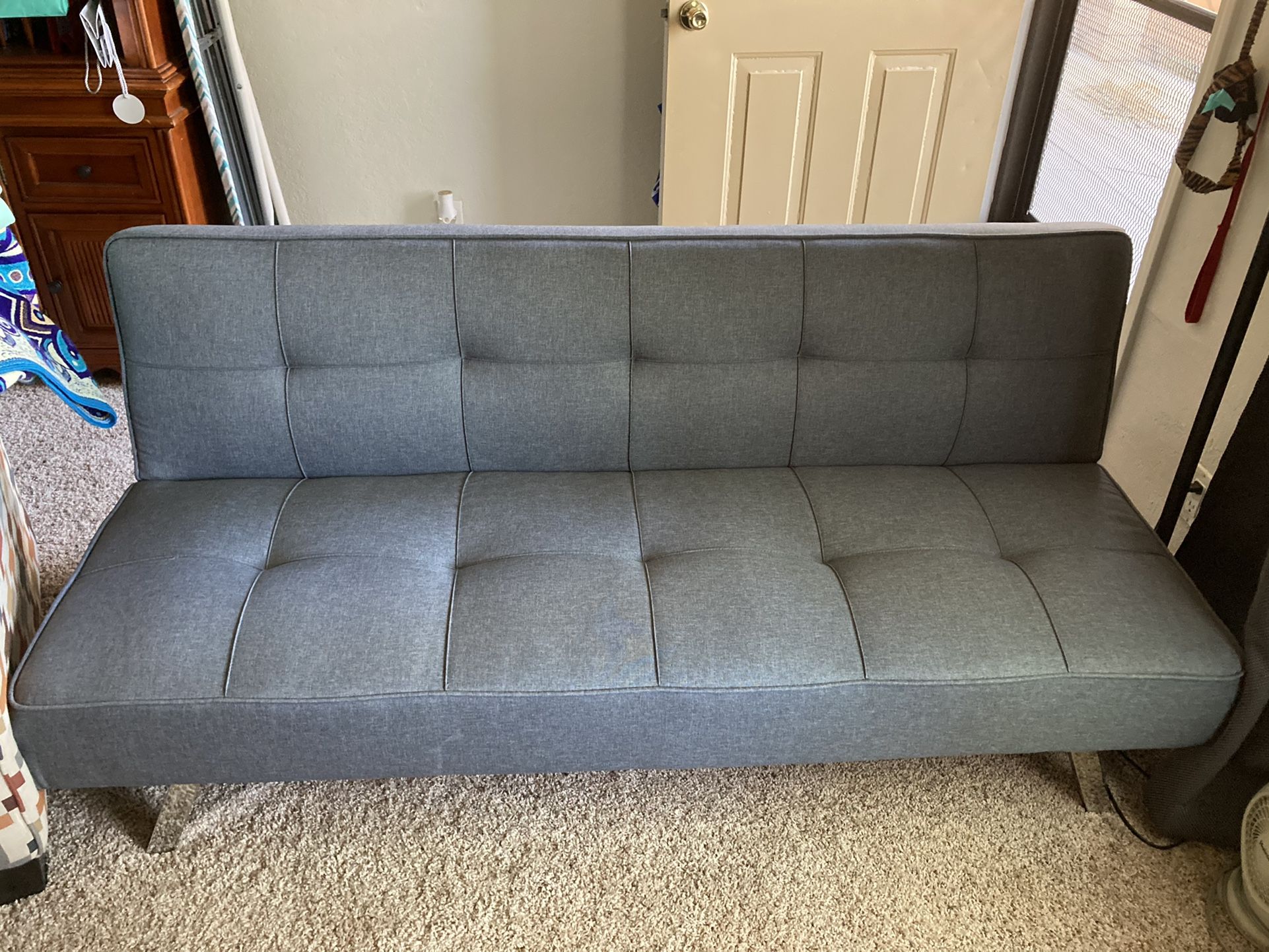 Gray Twin Futon