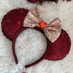Valentines Day Minnie Ears