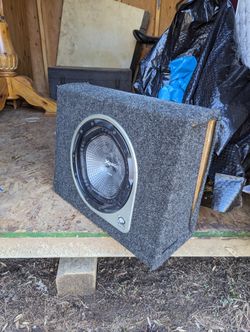 10" Sony Explode Sub In Sealed Truck Box