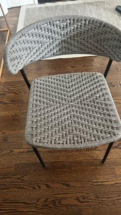 4 outdoor stackable chairs