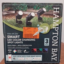 Hampton Bay Smart Led Color Changing Spot Lights
