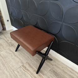 Mcm Leather Stool 