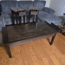 Pier1 Coffee/End Side Table Set