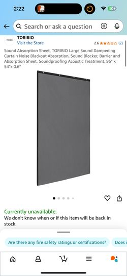 3x Sound proof curtain