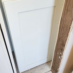 2 New White Shaker Kitchen Wall Cabinets 18x30, 18x36 Real Wood Soft Close High Quality