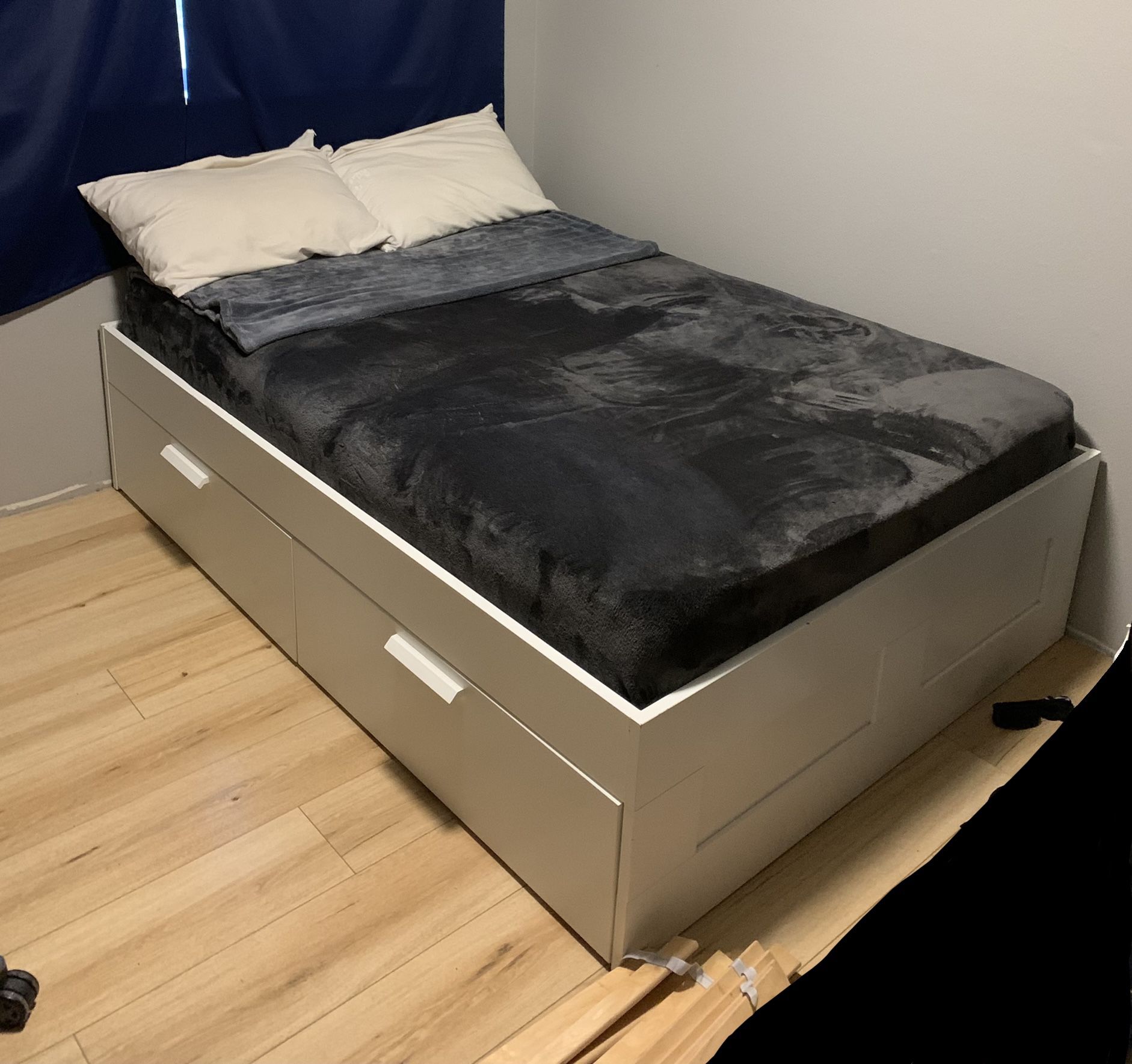 Ikea Brimnes Full Bed Frame (No Mattress)