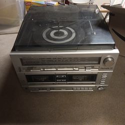 Vintage Realistic Clarinette 115 Stereo System - Turntable, Dual Cassette, Radio