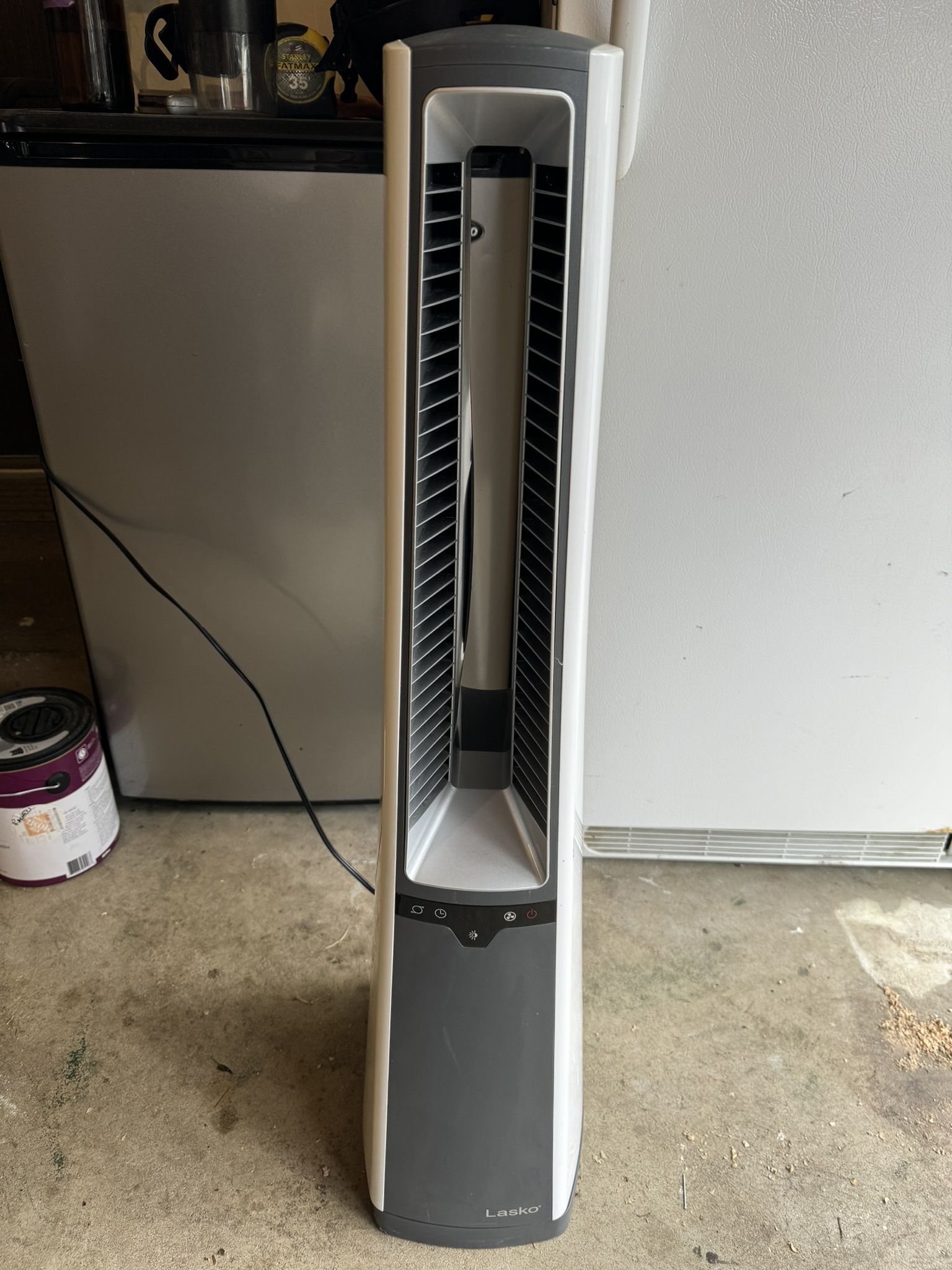 Lasko AC615 Portable Electric Oscillating Stand Up Bladeless Tower Fan 