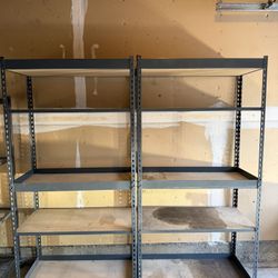 Heavy-Duty Garage Storage Shelves (Set of 2)
