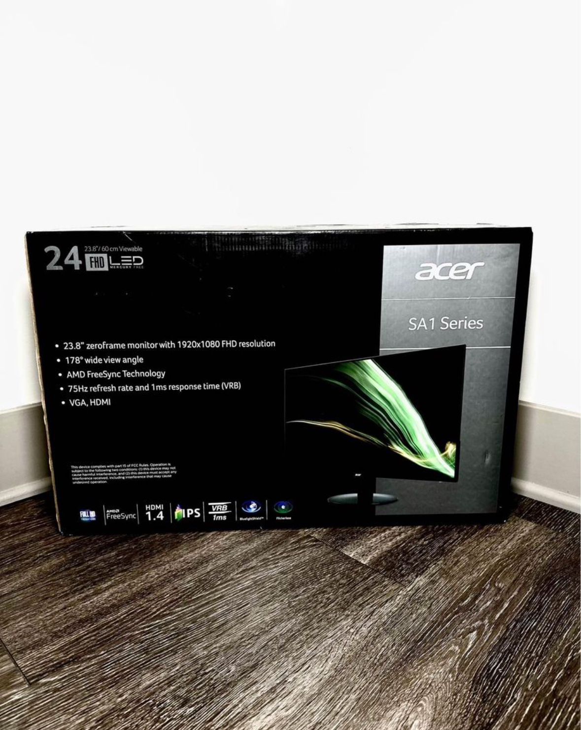 Acer Monitor - 75Hz - 24”